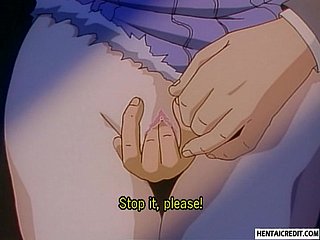 Slutty hentai meisje krijgt gemolesteerd