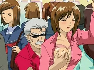 Uncensored Hentai - smashing publiek neuken in de metro