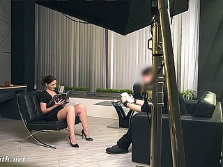 Stilte. Jeny Smith zonder slipje plagen een man. Close-knit Camera Prank