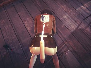 [ATTACK In someone's skin first place TITAN] POV You found Mikasa to someone's skin fore ban (3D PORN 60 FPS)