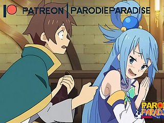 Aqua onun için ödeme yapar. hentai
