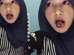 hiyab le gusta beber cum