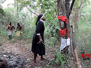 Afrikanische Krieger ficken ausländische Missionare