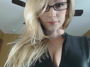 Błyszczące Catsuit JOI CEI