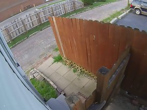 Immigrant Pees (Nest Cam catches lady pissing Columbus, Ohio)