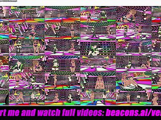 ゆうこ×ふゆ - セクシーダンス + BDSM コスチューム (3D HENTAI)