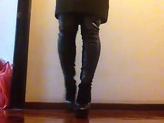 Seksowna czarna sukienka i moje buty Gucci Dissection