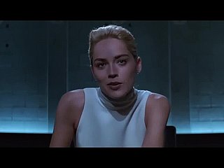 Sharon Stone -  In the altogether Instinct (Upskirt)