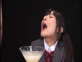 Ryoko Hirosaki gokkun przełknięcia. Censorable